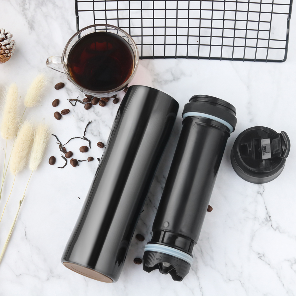 Original French Press Coffee Maker 304 Double Wall Vacuum Flask Bottle